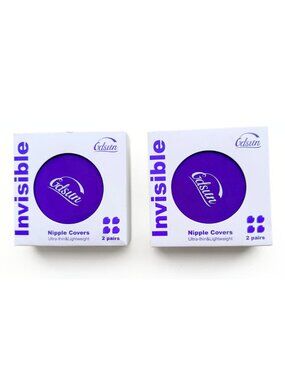 GDSUN Invisible Silicone Nipple Covers Ultra-thin Lightweight - Light 4 Pairs